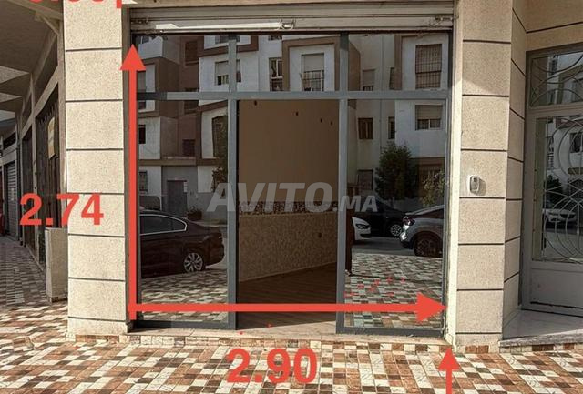 Baie vitrée aluminium 2,90 x 2,74 m très bon état