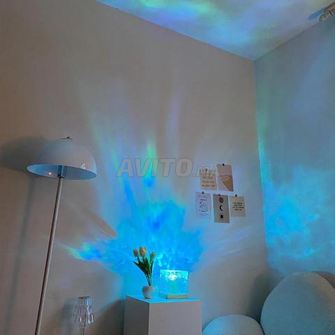 Projecteur rotatif, lampe à éclairage rotatif 16 couleurs - 2