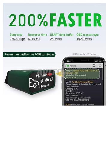 obd 2  Vgate vLinker FD بلوتوث - 2