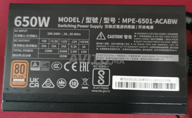 Alimentation coloor Master 650w - 2
