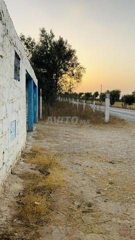 Terrain de 600 m² comprenant une maison et une étable sur la route