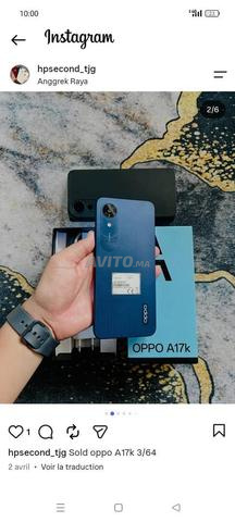 Oppo A17k 64Go / 4Go Ram - Bon état - 2