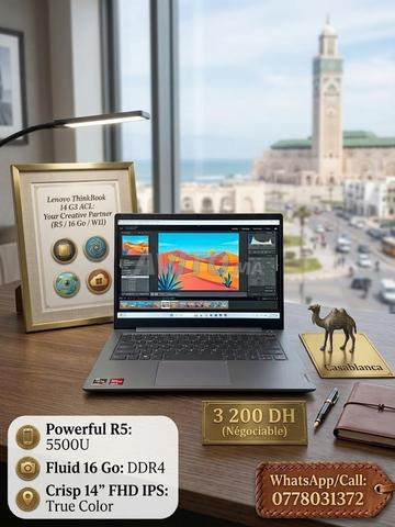 Lenovo ThinkBook 14 Ryzen 5 16Go SSD Full HD