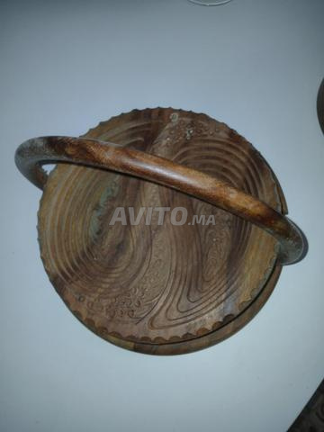 🍽️ Plateau / objet décoratif en bois - 2