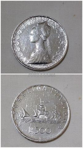 Pièce italienne de 500 lires en argent