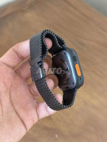 Apple Watch Ultra 2 أسود مع سوار ميلانيسي - 2
