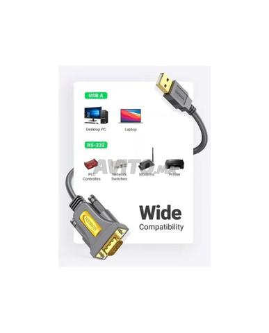 Ugreen Adaptateur USB 2.0 vers DB9 RS-232 mâle 3 m - 2