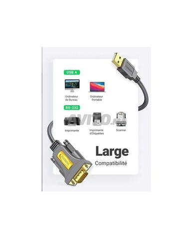 Ugreen Adaptateur USB 2.0 vers DB9 RS-232 mâle 1,5 m