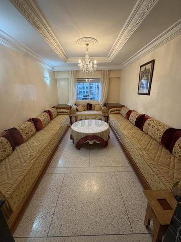 Salon marocain complet en bois sculpté