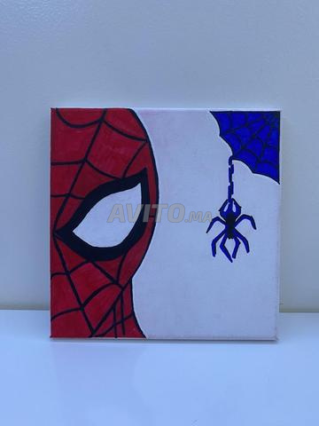 Tableau de Spider-Man peint à la main