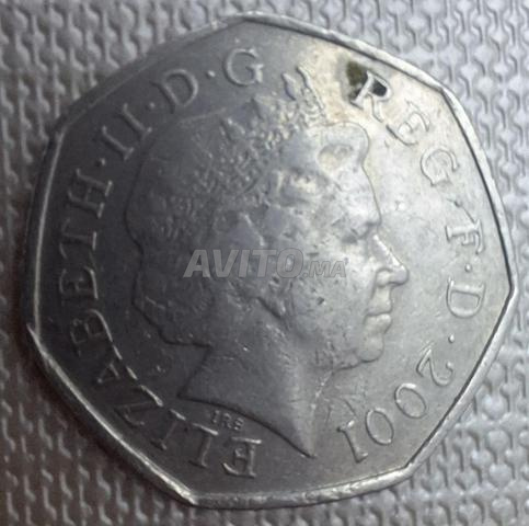 pièce de 50 centimes australiennes de 2001