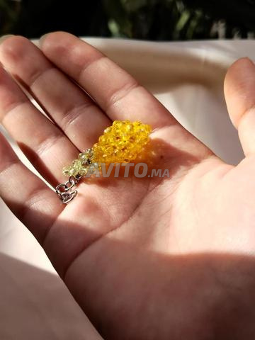 🔑🍋علاقة مفاتيح على شكل ليمونة 🗝️💎 - 2