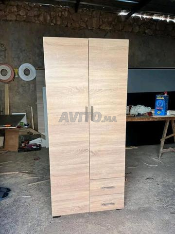 Placard de vêtements à deux portes العبار 180/80/35