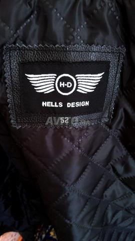 Veste noire  Hells Design (H-D) - 2