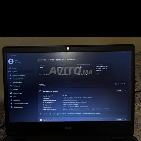 Dell Latitude 3400 i5 8è 8Go SSD 256 et Chargeur - 2