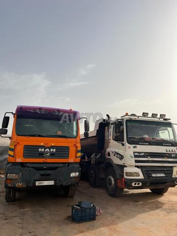 2 شاحنتان 8*4 DAF و MAN - 2