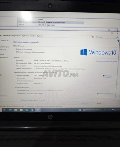 Ordinateur portable Hp 250 G7 i5-1035G1 8 Go 256 Go SSD 15,6 - 2
