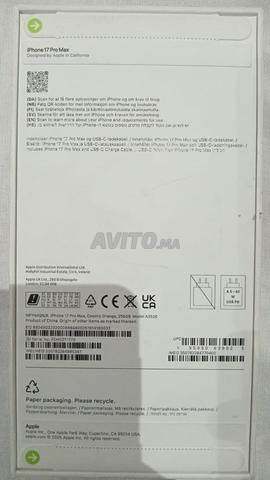 iPhone 17 Pro Max 256go neuf - 2