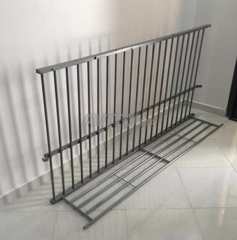Lits superposés démontables Gris - (90cm x 190cm) - 2