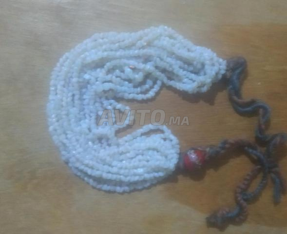 Collier Jawhar Baladi en verre ancien (Antique) - 2