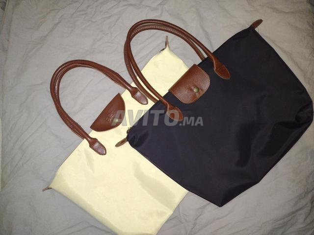 👜 Sacs style Longchamp – Lot de 2 – Beige & Noir