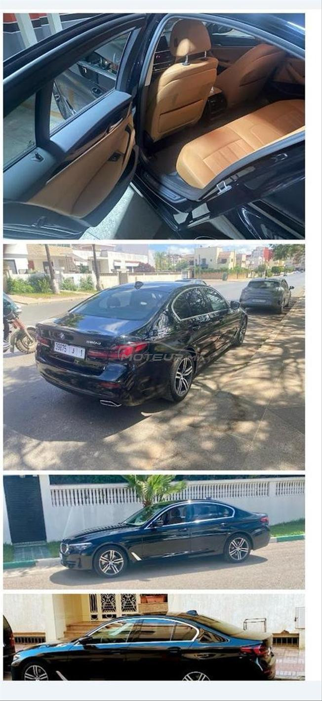  BMW 520D 60500 Km Noire intérieur Tabac  