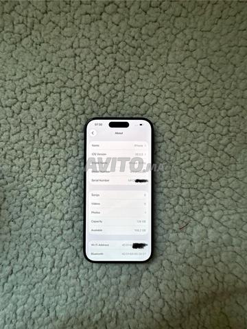 iPhone 15 Pro - 128 Go Batterie 88% - 2