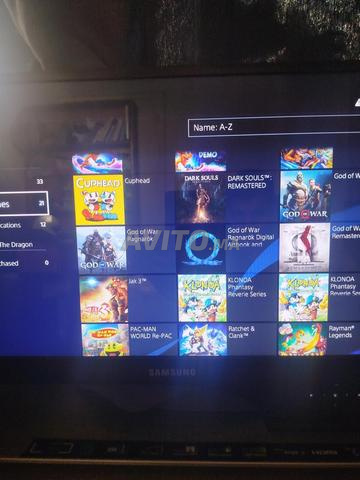 PS4 SLIM EN TRÈS BON ÉTAT AVEC 21 JEUX ORIGINAUX - 2