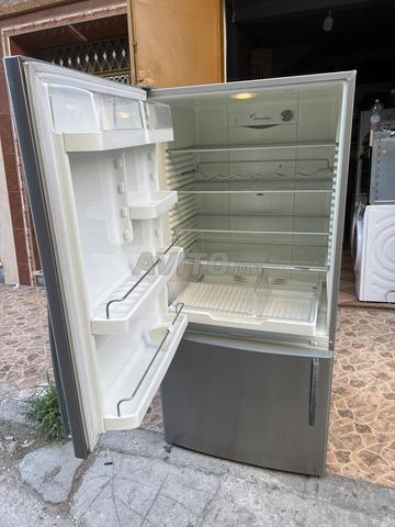 Réfrigérateur américain à 2 portes en inox - montage européen - 2