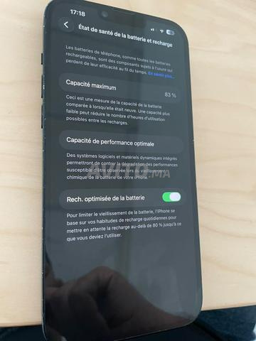 Vends iPhone 14 Plus 256 Go, Batterie à 84% - 2