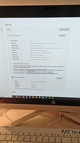 HP Desktop All-in-One (écran tactile) - 2