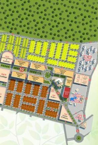 Terrain 301 m² Mayssane Bouskoura – 3 façades