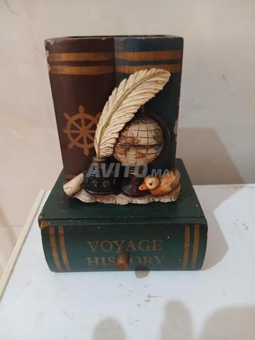 Boîte décorative en forme de livres vintage