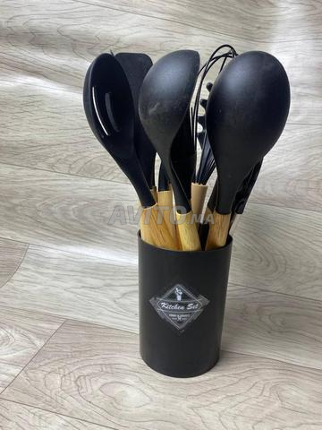 Pack de cuillères en silicone composé de 11 pièces, résistantes - 2