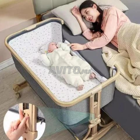 سرير حضانة جانبي كودودو Kidilo مريح وعملي. - 2