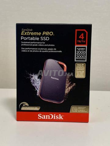 SanDisk Extreme PRO Portable SSD 4 To, référence SDSSDE81-4T00-G25.