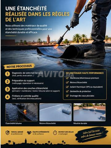 étancheité toit terrasse
