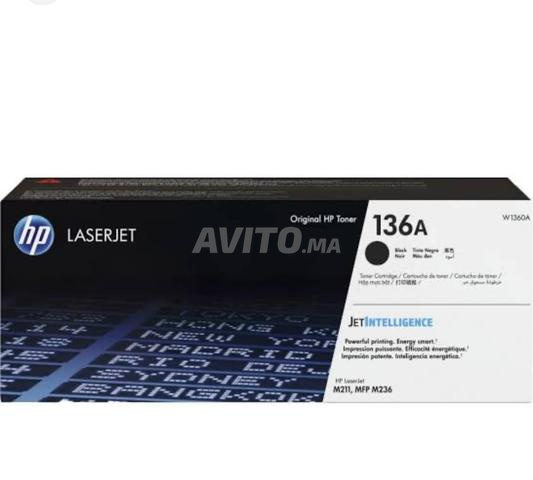 تونر أسود أصلي HP 136A, ref. W1360A - 2