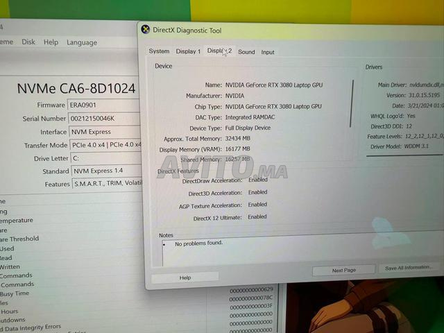 Razer blade Advanced Rtx 3080  i9-11900H 32GB 1TB