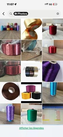 Lot de fils en polyester et polypropylène  - 2