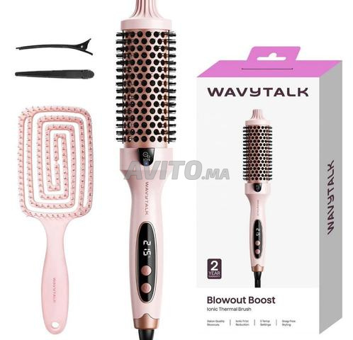 Brosse soufflante lissante- Rose - 2