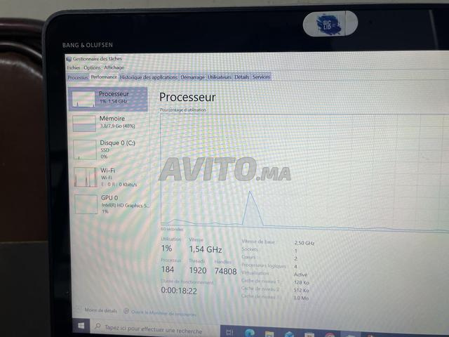 HP EliteBook 840 G3 Tactile -Core i5 - 8Go RAM  - 2