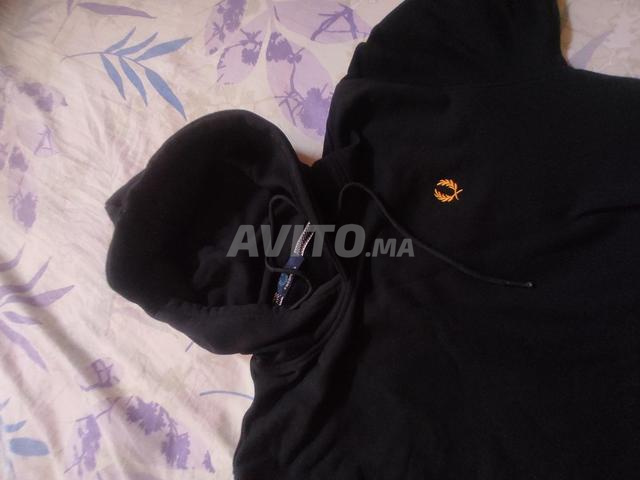 Sweat à capuche noir Fred Perry - 2