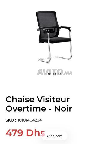 Deux chaises visiteur overtime kitea avec facture - 2