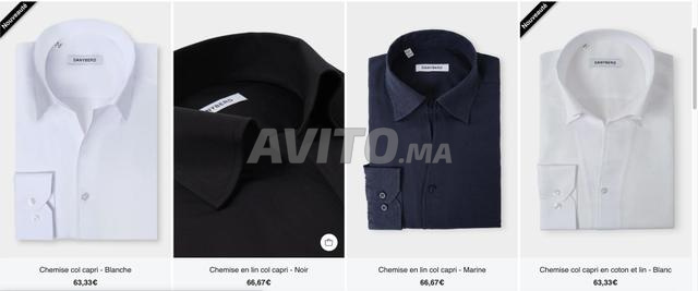 Lot de 100 Chemises DanyBerd à vendre - 2