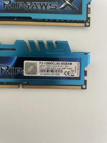 2x4GB DDR3 G.Skill Ripjaws - 2