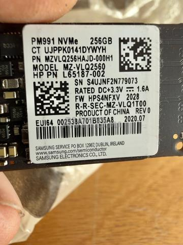 NVMe سامسونج 256 جيجابايت - 2