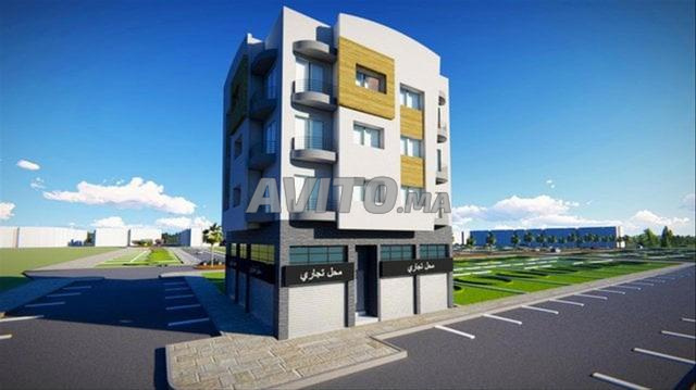 Terrain de 182 mètres, immeuble à proximité de la clinique Akdital