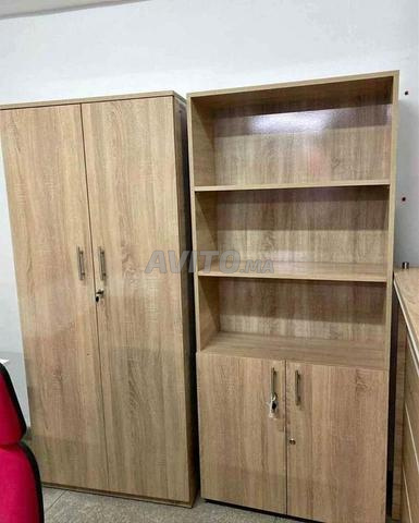 🗄️ Armoire MDF أنيقة وعملية لتنظيم مكتبك - 2