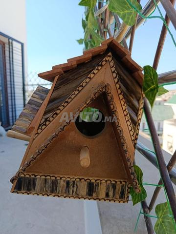 Nichoir en bois pour oiseaux 27 x 27 cm - 2